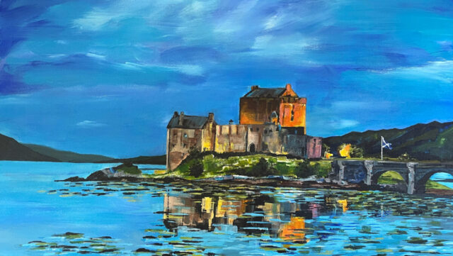 Eilean Donan Vicki Davidson painting